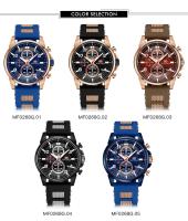 Reloj de cuarzo a la moda para hombre: reloj de pulsera luminoso multifunción resistente al agua para uso diario, de negocios y al aire libre - details 1