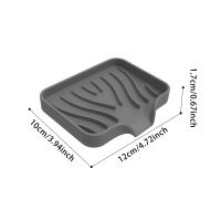 Jabonera de silicona para baño Soporte de barra de jabón autodrenante Fregadero de cocina Jabonera - details 1