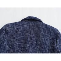 BUNO-Chaqueta de traje de Tweed para mujer, de doble botonadura Chaqueta corta, abrigo ajustado, Tops informales, Blazers de lana para mujer, ropa de calle, Otoño e Invierno - details 17