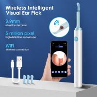 Otoscopio Visual para limpieza de oídos, limpiador de oídos inteligente inalámbrico con WiFi, herramienta de eliminación de cera de oído con cámara de 3,9mm, endoscopio - details 0