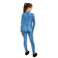 Disfraz de Halloween de Anime Avatar Zentai para niña, vestido de fantasía, monos de superhéroe, disfraz ajustado, ropa de Carnaval - details 3