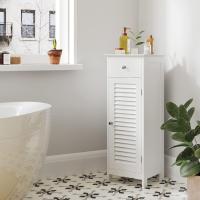 Almacenaje Pequeño Cajón Puerta Persiana Salón Dormitorio 30 x 32 x 87 cm Blanco - details 1