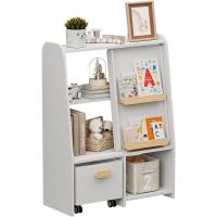 Estantería Infantil con Organizador de Juguetes Móvil y Amplio Almacenamiento para Juguetes - Librería Multifuncional con Repisa Abierta Grande y Puerta Corredera - details 8
