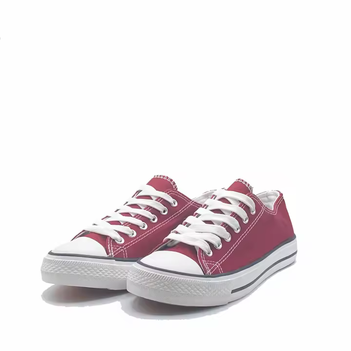 JZ Hermanos Zapatilla de lona baja con cordón para mujer. - 1