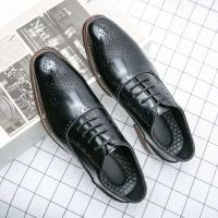 2025 zapatos puntiagudos de cuero de vestir de negocios para hombres, vestido de novia estilo Oxford para caminar, zapatos de fiesta - details 4
