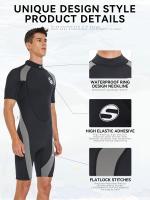 Conjunto Corto De Neopreno De 3 Mm Para Snorkel Profesional Masculino, Protección Cálida Y antimedusas Para Deportes Acuáticos - details 8