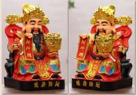 Riqueza, hogar que ofrece estatua de Buda, atrae riqueza, apertura de tienda de decoración, concurso de regalos, Dios Wen de la riqueza - details 24