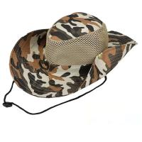 Gorra de Malla Protección UV Ancha para la Playa, Transpirable para Caza, Pesca, Escalada, Senderismo Gorra de Sol para Hombres al Aire Libre - details 5