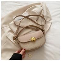 Bolso cruzado de lentejuelas de estilo coreano a la moda, bolso de sillín de Pu de medio círculo, correa ajustable, bolso de hombro de gran capacidad para mujer - details 16