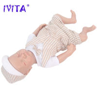 Muñeca de Silicona Renacida Realista IVITA Muñeca de Bebé Suave 100% Cuerpo Completo con Ropa - details 30