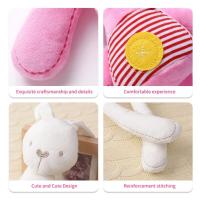 Muñeca De Conejo De Tela De Peluche De Dibujos Bonitos, Juguetes Para Niños, Regalo De Cumpleaños, Cochecito Para Bebés - details 4