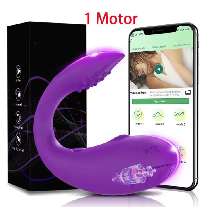 Vibrador G Spot Bluetooth APP 2 Estimulador de Clítoris para Mujeres Juguete Sexual para Adultos - 1