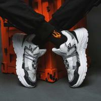 Zapatos deportivos reflectantes de alta calidad para hombre, con cómodo forro de malla y cordones, para verano, primavera y otoño - details 5