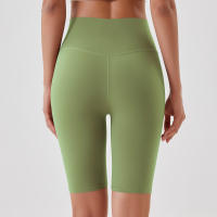 Hamidou-pantalones cortos de Yoga para mujer, mallas deportivas transpirables, de cintura alta, para entrenamiento y gimnasio - details 13