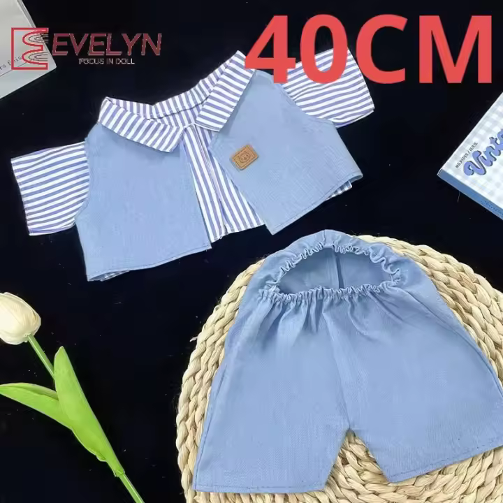 Evelyn Love and Deepspace-ropa de juguete de peluche de 40cm, Xavier Zayne Rafayel ralayo Sylus Caleb, muñeco de algodón, accesorios de ropa informal - 1