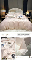 Juego de Cama de Europeo Simple con 60 Hilos Lavado y Doble Cara Suave como Seda de Hielo Juego de 4 Piezas con Funda de Edredón y Sábana - details 8