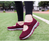 Zapatos Deportivos informales de malla tejida para mujer, zapatillas profesionales antideslizantes para correr, zapatos ligeros y cómodos para mamá, Verano - details 16