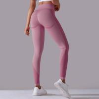 Pantalones Deportivos Sin Costuras para Mujeres Cintura Alta Yoga, Levantamiento de Glúteos, Carreras Ropa de Gimnasio - details 52
