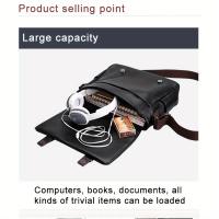 Bolso de negocios para hombre, bolso bandolera de gran capacidad, bolso de hombro, bolso mensajero - details 2