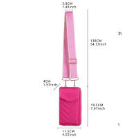 Bolso móvil multifuncional en forma de V, gran capacidad, color sólido, bolso cruzado versátil para mujer - details 13