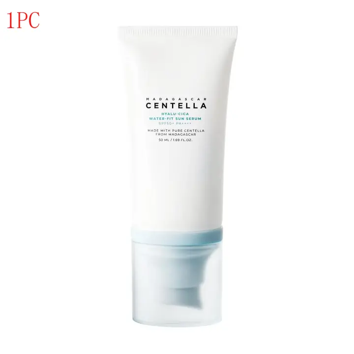 Sérum de Sol de Madagascar Centella Hyalu-Cica SPF50+ PA++++ Cuidado de Piel Nutritivo Iluminador - 1