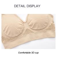 Chaleco deportivo transpirable para mujer, sujetador absorbente para el sudor, almohadilla a prueba de golpes, Top deportivo para pista y campo, gimnasio, correr, Fitness - details 8