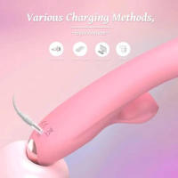Juguete de sexo del vibrador del conejo de succión del clítoris de 12 velocidades poderoso para las mujeres lamendo el estimulador del clítoris del punto G R del motor doble USB de carga - details 4