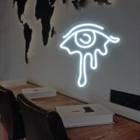 Letrero de luz de neón para ojos, lámpara de noche alimentada por USB, tienda de negocios, cafetería, Bar, restaurante, fiesta, hogar, habitación, luces Led de pared colgantes, decoración, artesanía verlichting - details 1