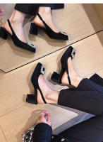 Zapatos de Mujer de Moda Sandalias Platas de Alta Gama con Tacón de Diamantes de Imitación - details 19