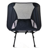 Camping al aire libre portátil plegable Luna Silla Camping Pesca Silla Ocio Playa Silla Tubo de Acero Grueso Peso 100KG - details 4