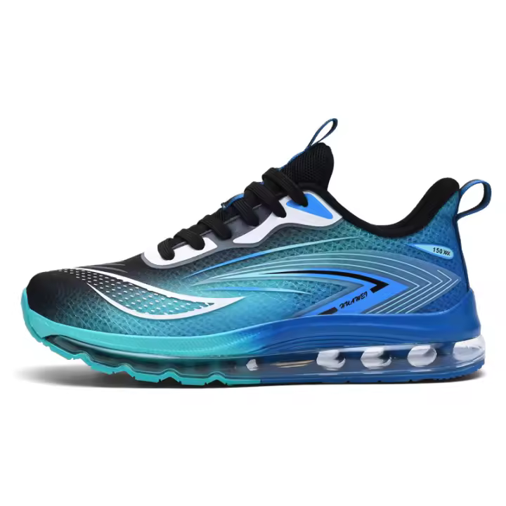 Nueva primavera y verano de los hombres de malla zapatos deportivos cojín de aire extra grande tamaño deportes resistente al desgaste casual moda versátil - 1