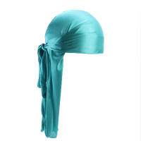 Durag de Seda para Hombres Larguísima Cola de Pelo Bandana Accesorio de Cabeca de Biker - details 16