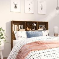 Mueble de Cabeza de Armario de Dormitorio Blanco Estantería de Pared con Almacenamiento - details 8