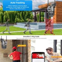 Cámara de Vigilancia Inteligente HD Inalámbrica y Impermeable Monitor de Doble Pantalla para Hogar al Aire Libre Cable de Alimentación Cordado - details 11