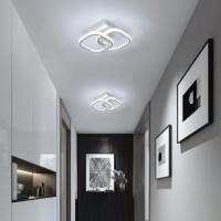 Goeco Luz de Iluminación Interior Moderna de 30W LED Acrílico Cuadrado, Luz Blanca Fría, Montaje Semi-Flush, Brillo de 3300LM, Material de Aluminio - details 4