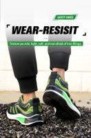 Zapatos de seguridad para hombre y mujer, zapatillas de trabajo ligeras a prueba de perforaciones, botas de trabajo protectoras para verano - details 10