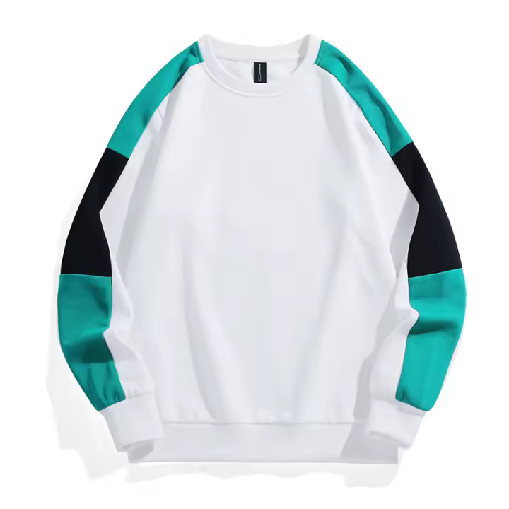 Camisetas para hombre Ropa de calle Sudaderas con capucha de retales Tops coreanos - 1