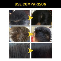Champú para teñir el cabello, cubierta blanca y gris, reparación de tinte rápido Natural, limpieza seca y dañada, raíces nutritivas, restauración de cabello negro - details 8