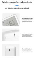 Termómetro Digital Inteligente para Interior, Sensor de Humedad y Temperatura con Bluetooth/WiFi, Compatible con Alexa y Google Home, Pantalla LCD, Monitor Ambiental para Hogar/Oficina, Integración Tuya/Smart Life (Blanco) - details 9