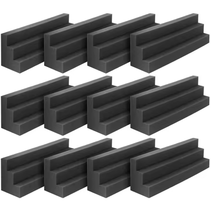Paneles acústicos de piezas para estudio o teatro, trampa de graves, almohadilla de aislamiento acústico de espuma, bloque de esquina de Panel de pared, 12 - 1