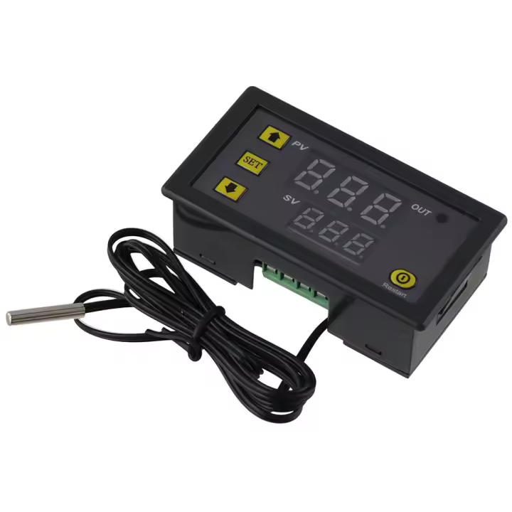 Controlador de Temperatura Digital Calefacción Enfriamiento -50℃ a 120℃ - 1
