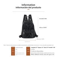 Mochila Mujer 2025, Estilo Retro, Gran Capacidad, Viaje, Bolsos para Mujer - details 2