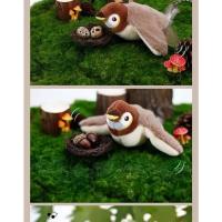 Juguete de Gato Interactivo Pájaro Volador Recargable que Ruge Juguete de Peluche Activado por Tacto de Catnip - details 13