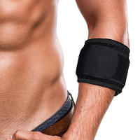Almohadillas de compresión piezas para tendinitis, coderas para golfistas, correas para antebrazo, alivio de banda de soporte para codos de tenis, 1 unidad - details 3