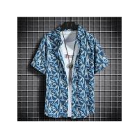 Ropa de playa para hombre, conjunto de 2 piezas, camisa hawaiana y pantalones cortos de secado rápido, ropa de moda para hombre, trajes informales estampados de verano - details 6