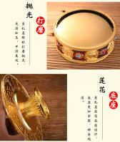 Ocho auspiciosos tibetanos Manzha Panman Tea Luo Xiupan Manda con bandeja mediana - details 4
