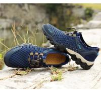 Zapatos deportivos de malla de verano para hombre, zapatos antideslizantes ligeros y transpirables a la moda para montañismo, zapatos informales para correr y viajes al aire libre - details 4