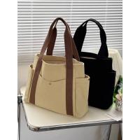 Bolso de lona de gran capacidad para el trabajo, bolso de mujer estilo universitario - details 31