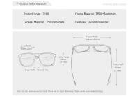 KINGSEVEN-gafas De Sol polarizadas con montura De aluminio para hombre y mujer, lentes cuadradas, UV400, TR90, 2023 - details 0