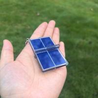 Llavero acrílico de bádminton, llavero tridimensional de dos caras para patio de juegos de bádminton, Mini tenis de mesa - details 9